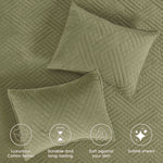 Superior Karina Cotton Velvet Lightweight Quilt and Pillow Sham Set