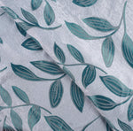 Leaves Machine Washable Room Darkening Blackout Curtains, Set of 2