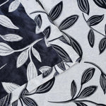 Leaves Machine Washable Room Darkening Blackout Curtains, Set of 2