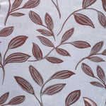 Leaves Machine Washable Room Darkening Blackout Curtains, Set of 2