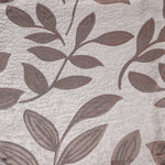 Leaves Machine Washable Room Darkening Blackout Curtains, Set of 2