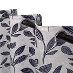 Leaves Machine Washable Room Darkening Blackout Curtains, Set of 2
