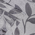 Leaves Machine Washable Room Darkening Blackout Curtains, Set of 2