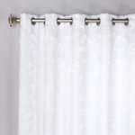 Blackout Curtains Leaves Pattern Room Darkening Grommet 2 Panels