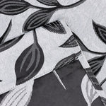 Blackout Curtains Leaves Pattern Room Darkening Grommet 2 Panels