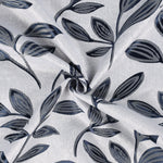 Leaves Room Darkening Washable Blackout Curtain Panels, Set of 2