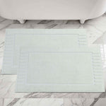 Superior Leo Cotton Modern Absorbent Heavy Washable Bath Mat Set of 2