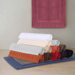 Superior Leo Cotton Modern Absorbent Heavy Washable Bath Mat Set of 2