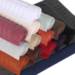 Superior Leo Cotton Modern Absorbent Heavy Washable Bath Mat Set of 2