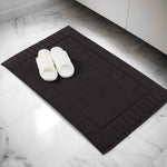 Superior Leo Cotton Modern Absorbent Heavy Washable Bath Mat Set of 2