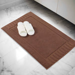 Superior Leo Cotton Modern Absorbent Heavy Washable Bath Mat Set of 2