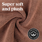 Superior Leo Cotton Modern Absorbent Heavy Washable Bath Mat Set of 2
