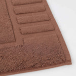 Superior Leo Cotton Modern Absorbent Heavy Washable Bath Mat Set of 2