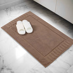 Superior Leo Cotton Modern Absorbent Heavy Washable Bath Mat Set of 2