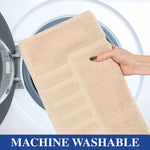Superior Leo Cotton Modern Absorbent Heavy Washable Bath Mat Set of 2