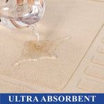 Superior Leo Cotton Modern Absorbent Heavy Washable Bath Mat Set of 2