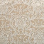 Lotus Jacquard Floral Damask Semi Sheer Curtain Panel Set