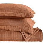 Superior Madrid Cotton Medium Weight Geometric Matelasse Bedspread Set