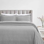 Superior Madrid Cotton Medium Weight Geometric Matelasse Bedspread Set