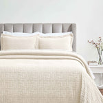 Superior Madrid Cotton Medium Weight Geometric Matelasse Bedspread Set