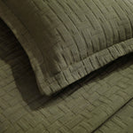 Superior Madrid Cotton Medium Weight Geometric Matelasse Bedspread Set