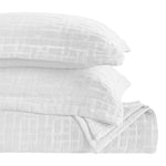 Superior Madrid Cotton Medium Weight Geometric Matelasse Bedspread Set