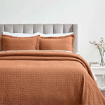 Superior Madrid Cotton Medium Weight Geometric Matelasse Bedspread Set