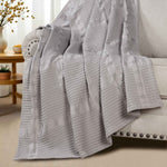Superior Mai Waffle Weave Honeycomb Soft Textured Cotton Blanket Throw