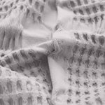 Superior Mai Waffle Weave Honeycomb Soft Textured Cotton Blanket Throw