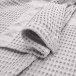 Superior Mai Waffle Weave Honeycomb Soft Textured Cotton Blanket Throw