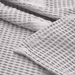 Superior Mai Waffle Weave Honeycomb Soft Textured Cotton Blanket Throw