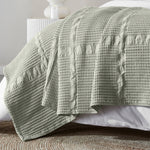 Superior Mai Waffle Weave Honeycomb Soft Textured Cotton Blanket Throw