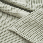 Superior Mai Waffle Weave Honeycomb Soft Textured Cotton Blanket Throw