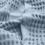 Superior Mai Waffle Weave Honeycomb Soft Textured Cotton Blanket Throw
