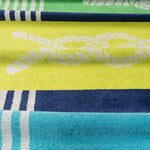 Marine Knots Oversized Cotton Beach Towel Set of 2 Piece