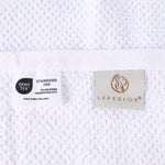 Medallion Cotton Jacquard Textured Soft Absorbent 12 Piece Towel Set