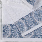 Cotton Jacquard Textured Absorbent Bath Towel Set of 3
