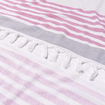 Meera Stripe Fouta Cotton Beach Towel Set of 2 Piece