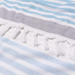 Meera Stripe Fouta Cotton Beach Towel Set of 2 Piece