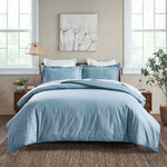 100% Cotton Flannel Melange Two-Toned Duvet Cover Set