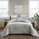 100% Cotton Flannel Melange Two-Toned Duvet Cover Set