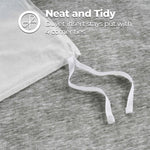 100% Cotton Flannel Melange Two-Toned Duvet Cover Set