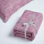 100% Cotton Flannel Melange Two-Toned Duvet Cover Set