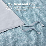 100% Cotton Flannel Melange Two-Toned Duvet Cover Set