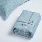 100% Cotton Flannel Melange Two-Toned Duvet Cover Set