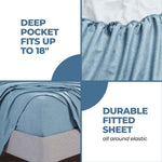 100% Cotton Flannel Warm Deep Pocket Sheet