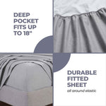 100% Cotton Flannel Warm Deep Pocket Sheet