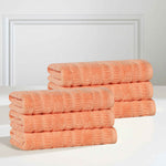 Superior Mika Smart Twist Viscose Cotton Blend Hand Towels, Set of 6