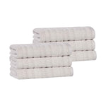 Superior Mika Smart Twist Viscose Cotton Blend Hand Towels, Set of 6