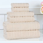 Superior Mika Smart Twist Viscose Cotton Blend Ribbed 6 Piece Set